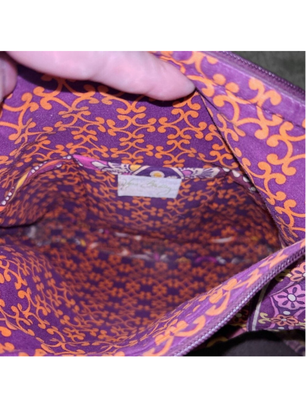 Vera Bradley Safari Sunset Quilted Crossbody Bag - Picture 6 of 9